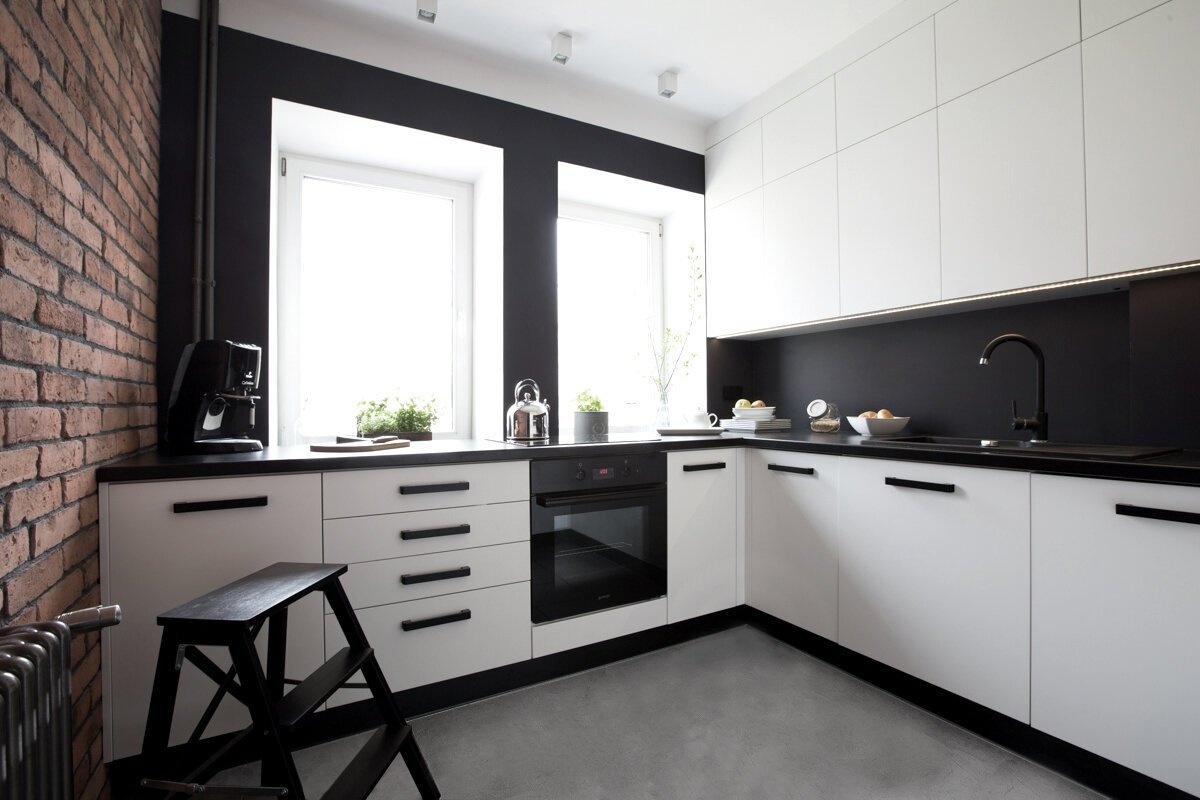 Дизайн черно-белой кухни: как сделать и не пожалеть?